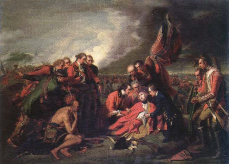 Benjamin West the death of general wolfe